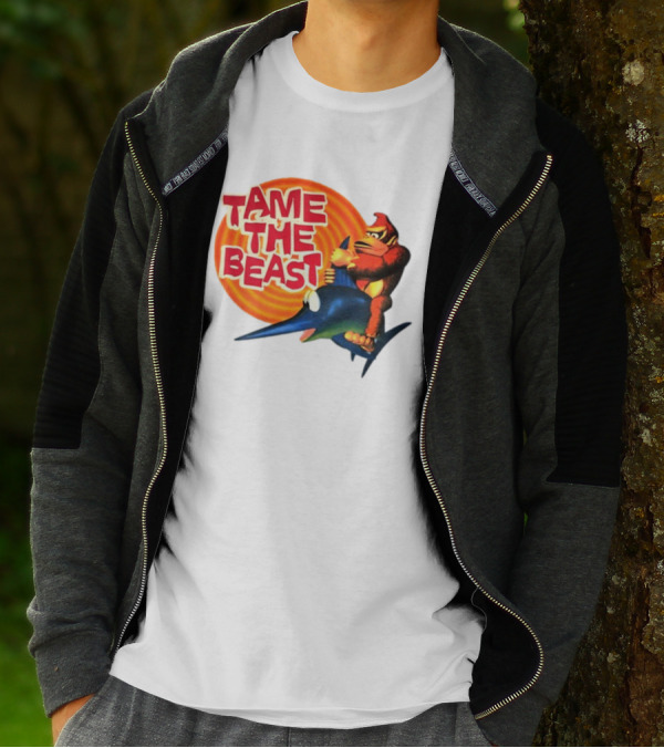 Donkey Kong Country SNES Tame The Beast Promo T-Shirt