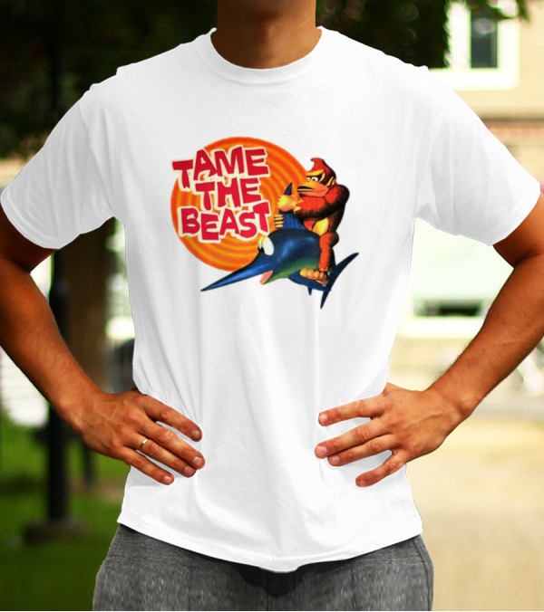 Donkey Kong Country SNES Tame The Beast Promo T-Shirt