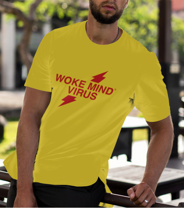 Woke Mind Virus Lightning Bolt T-Shirt