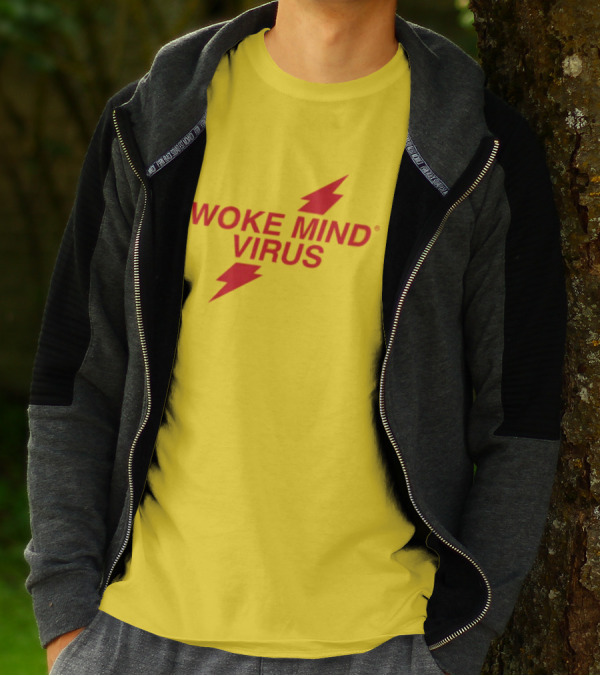 Woke Mind Virus Lightning Bolt T-Shirt