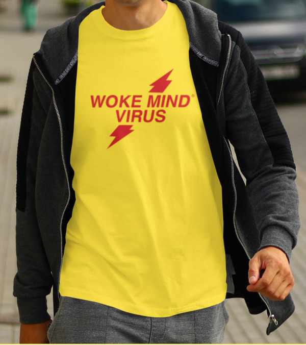 Woke Mind Virus Lightning Bolt T-Shirt