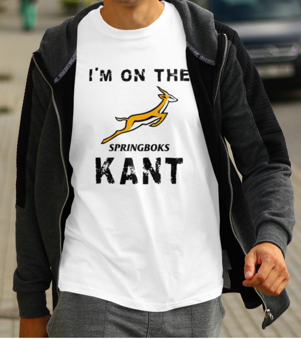 I'm On The Springboks Kant Rugby Fan Iconic T-Shirt