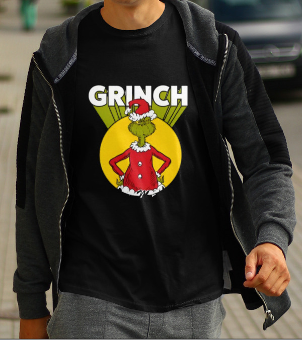 Junior's Dr. Seuss The Grinch You're A Mean One Christmas T-Shirt