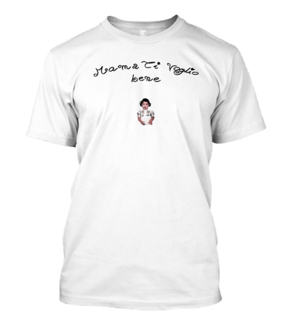 Mama Ti Voglio Bene Red Figure T-Shirt