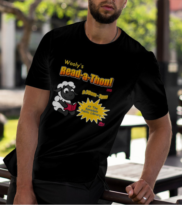 Wooly's Read-a-Thon 3rd At The Kenzdale Public Library 9:30am-3pm T-Shirt