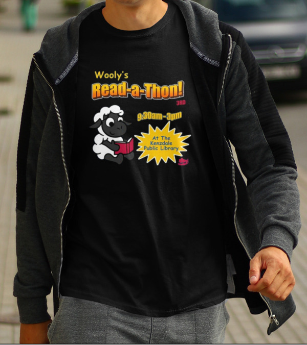 Wooly's Read-a-Thon 3rd At The Kenzdale Public Library 9:30am-3pm T-Shirt