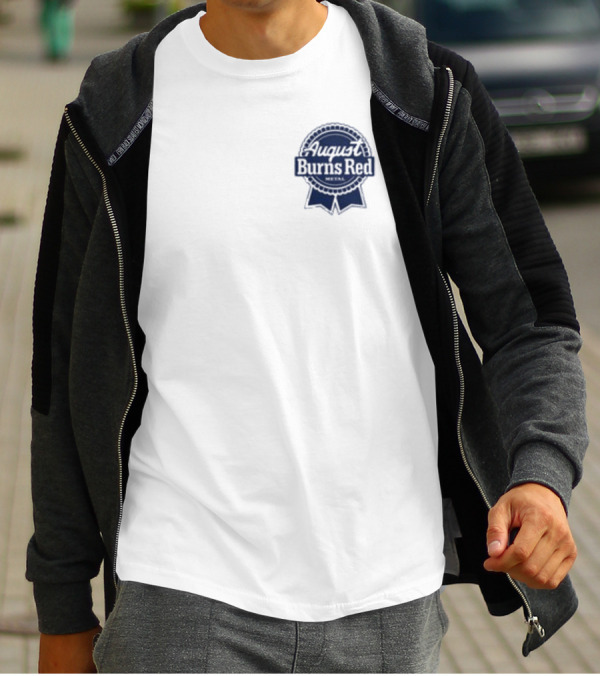 August Burns Red Beer Can Design White T-Shirt
