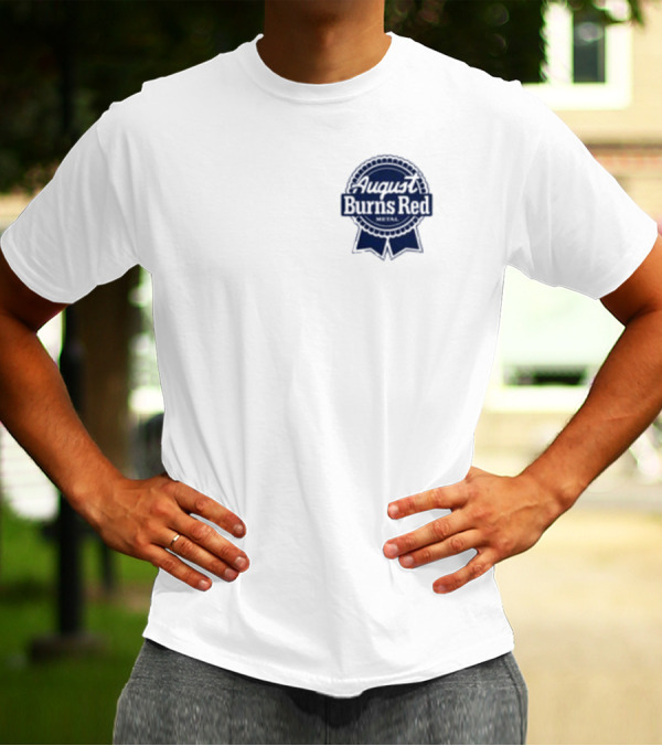 August Burns Red Beer Can Design White T-Shirt