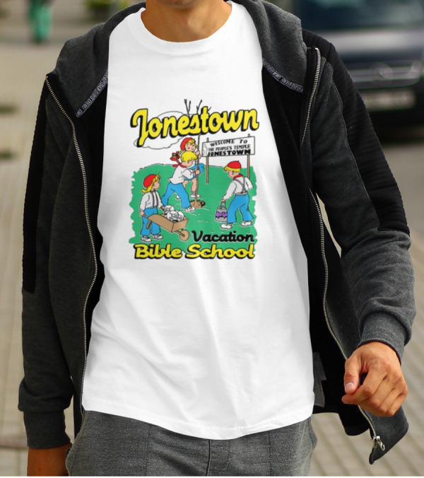 Jonestown Welcome To The People's Temple Vacation Bible School T-Shirt
