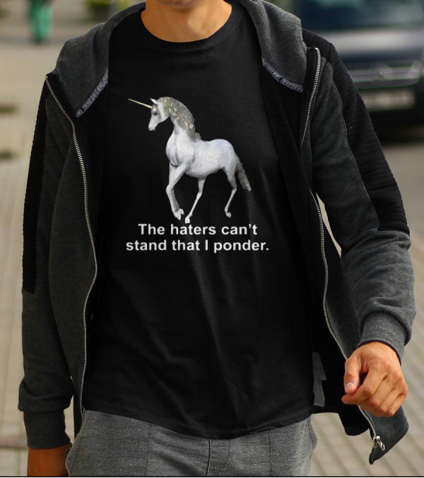 The Haters Can't Stand That I Ponder Unicorn T-Shirt