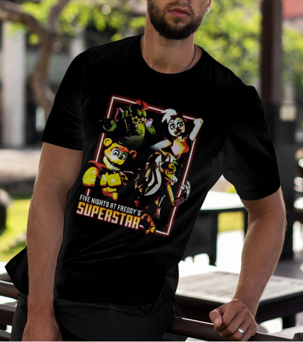 Five Nights At Freddy's Superstar Characters T-Shirt