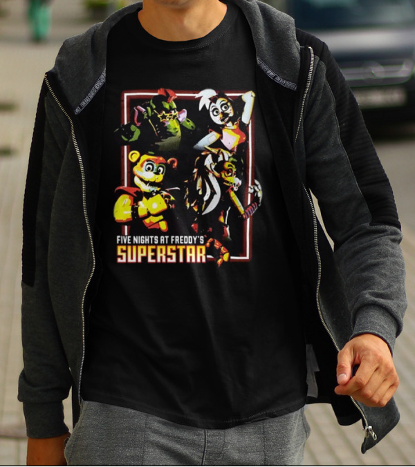 Five Nights At Freddy's Superstar Characters T-Shirt