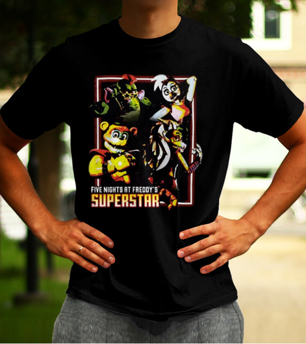 Five Nights At Freddy's Superstar Characters T-Shirt