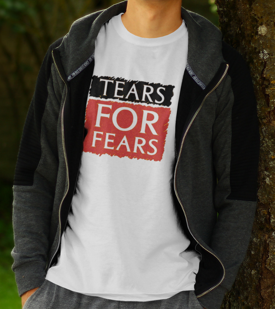 TEARS FOR FEARS Iconic Logo On Black T-Shirt