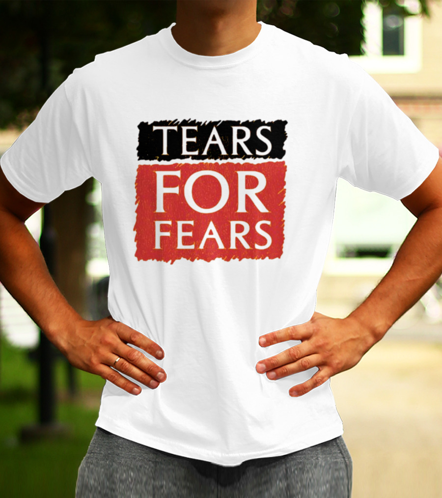 TEARS FOR FEARS Iconic Logo On Black T-Shirt