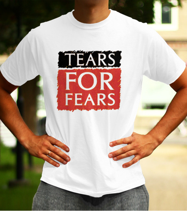 TEARS FOR FEARS Iconic Logo On Black T-Shirt