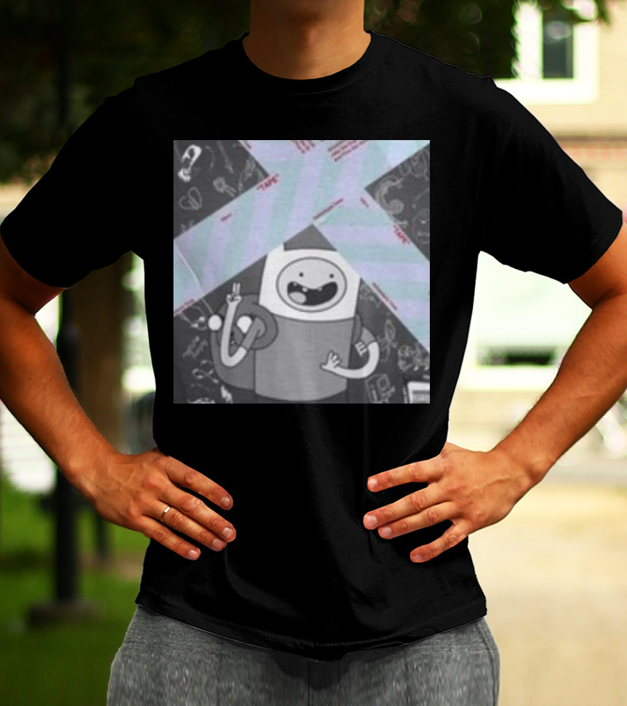 Flinn X Uzi Goofyahhtees Adventure Time Mashup T-Shirt