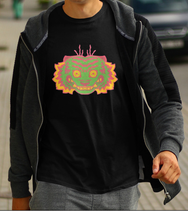 Jul Papajoolia Tigers Psychedelic Mask T-Shirt