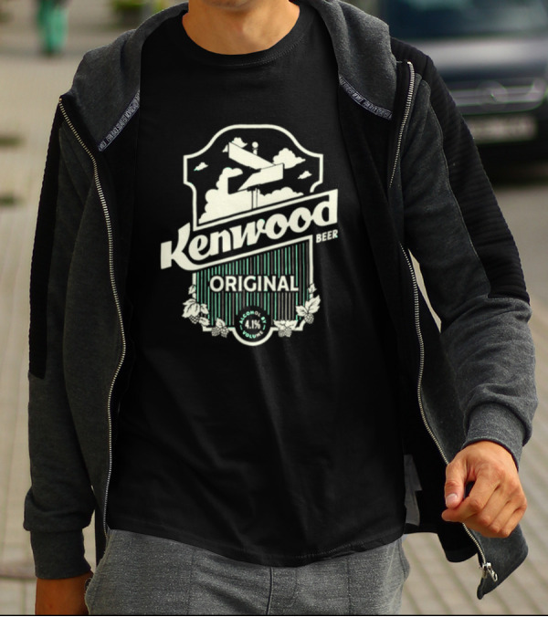 Kenwood Beer Original Kelly Green Alcohol Volume 4.1% T-Shirt