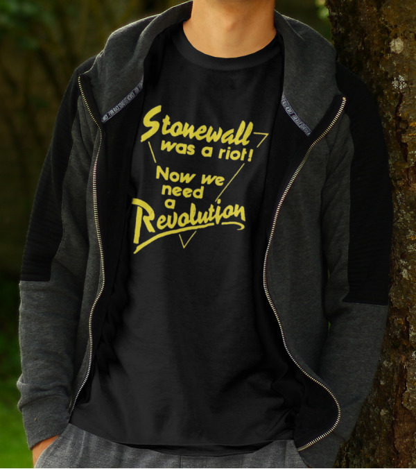 Stonewall Was A Riot Now We Need A Revolution Retro Gay Pride T-Shirt