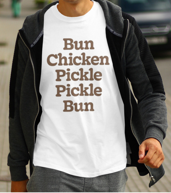Bun Chicken Pickle Pickle Bun Stack Classic T-Shirt