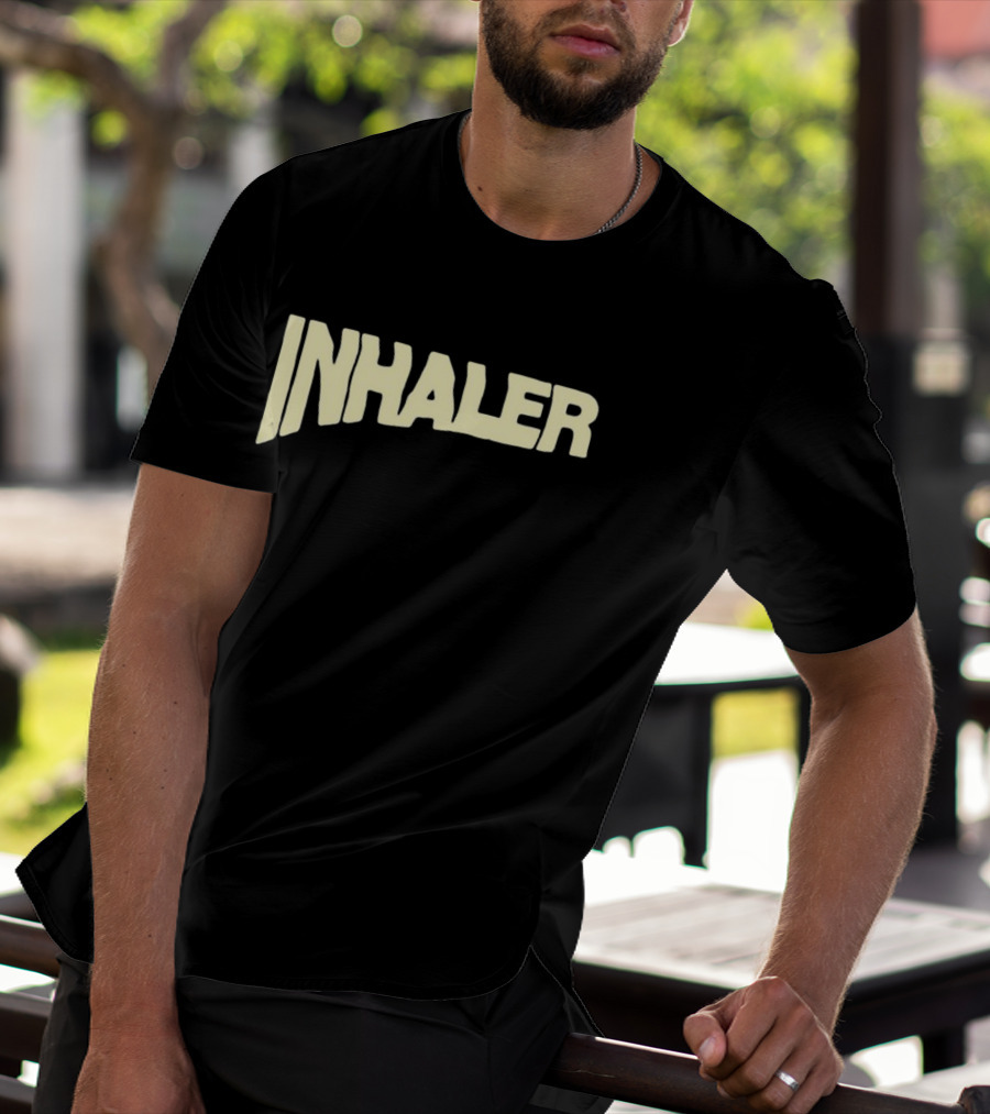 Inhaler Glas-Gow In Ecstasy Neon Typography T-Shirt