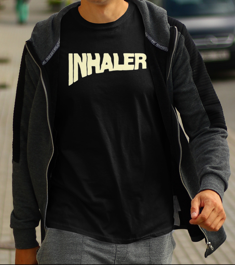 Inhaler Glas-Gow In Ecstasy Neon Typography T-Shirt