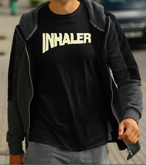 Inhaler Glas-Gow In Ecstasy Neon Typography T-Shirt