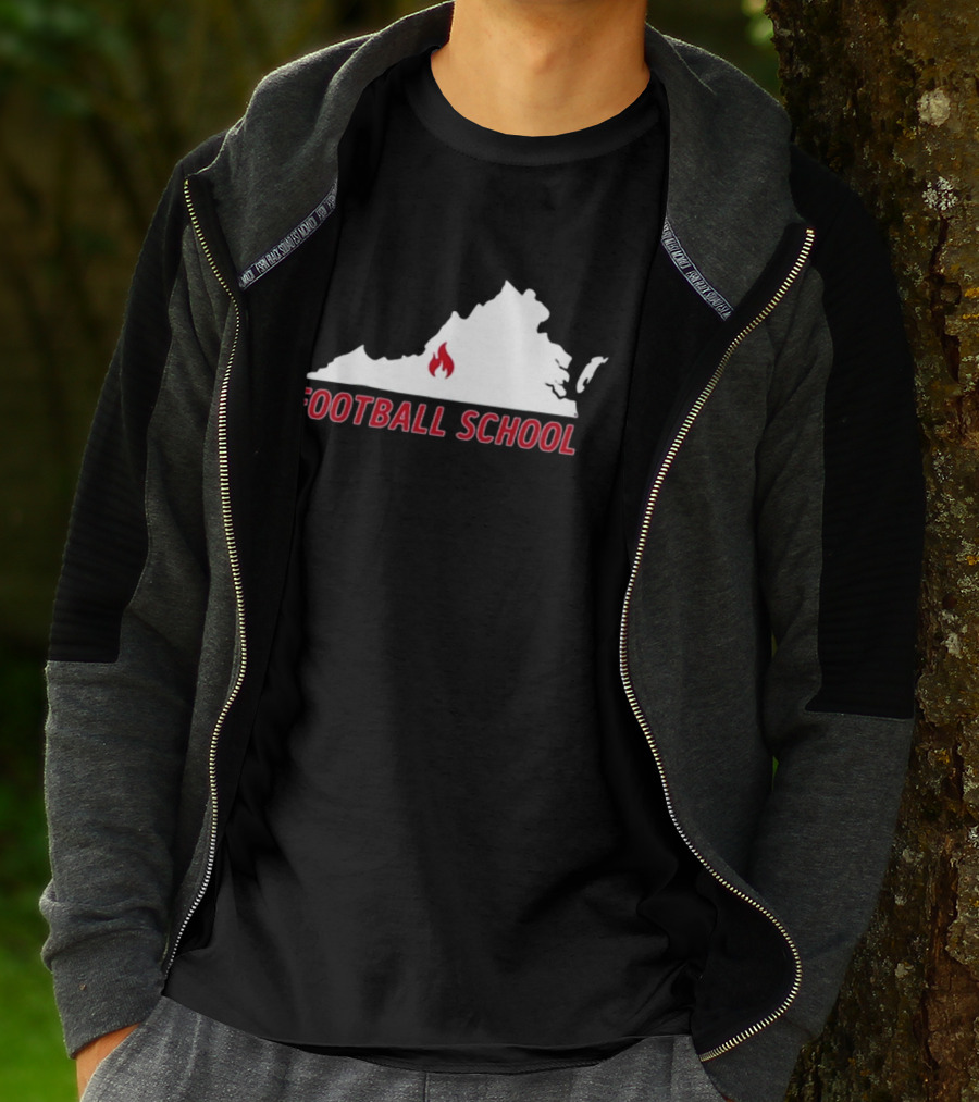 Virginia Fire Football School T-Shirt