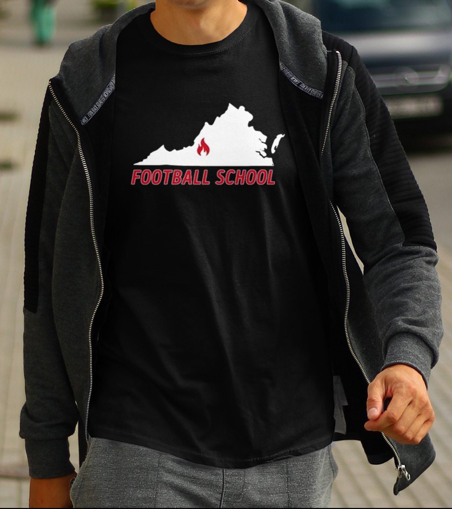 Virginia Fire Football School T-Shirt