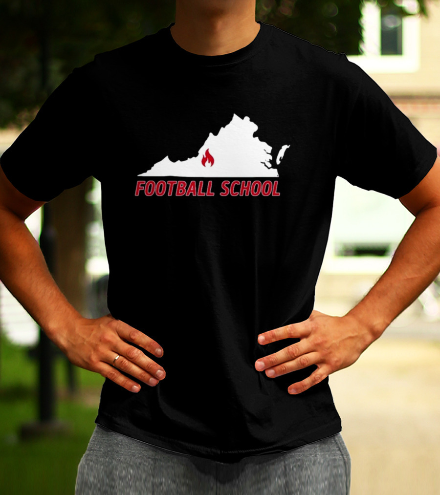 Virginia Fire Football School T-Shirt