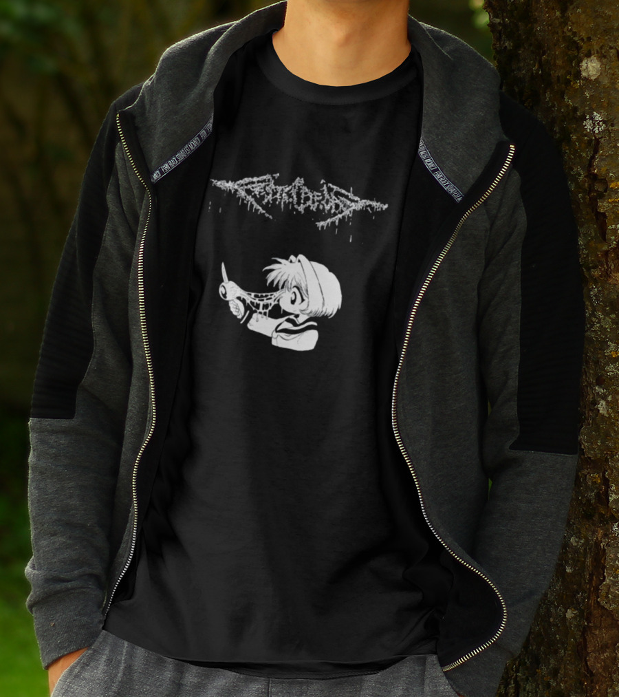 Festerdecay Sick Vintage Horror Manga Style Character T-Shirt