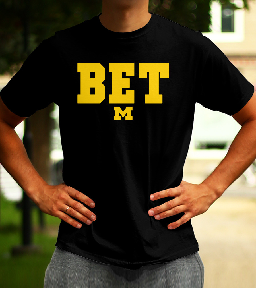 BET M Michigan Football T-Shirt
