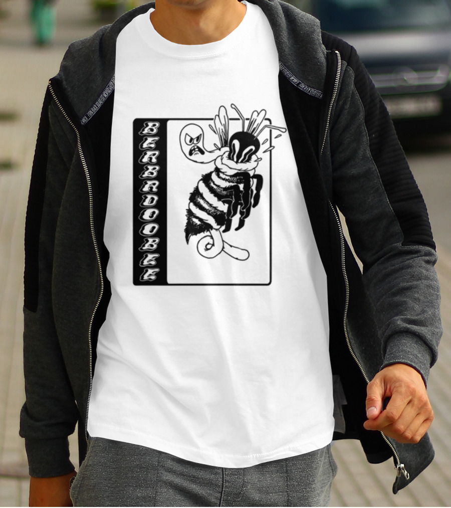 Dirtyhit Beabadoobee Loveworm Angry Cartoon Bee T-Shirt