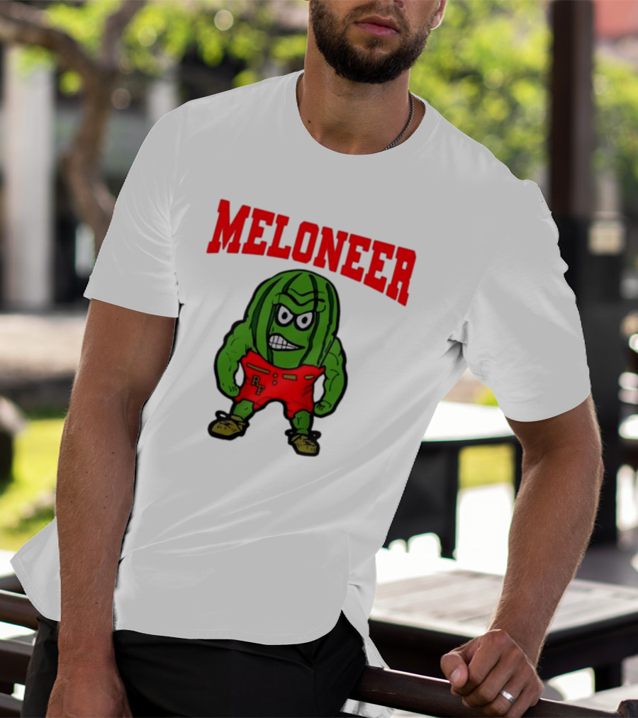 Rocky Ford Meloneer RF Mascot Watermelon Character T-Shirt