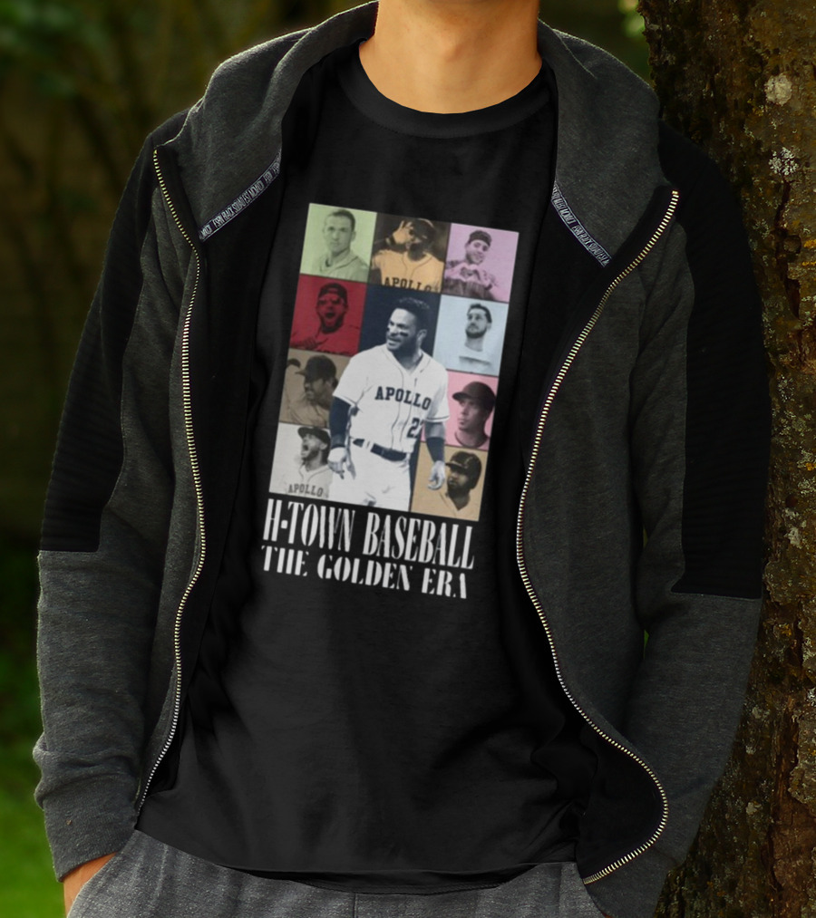 Apollohou H-Town Baseball The Golden Era Apollo Collection T-Shirt