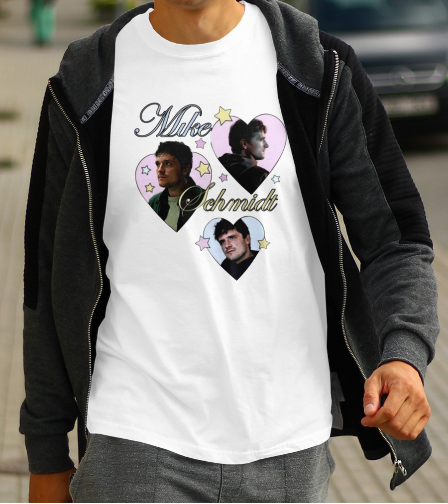 Mike Schmidt Mustardyard Press Shop Stars Hearts T-Shirt