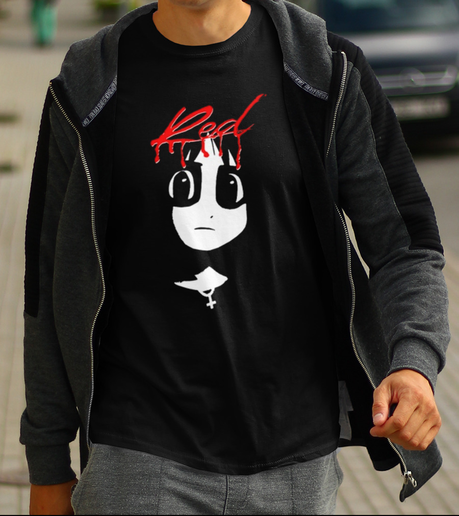 Red Volume One Number One 915 Manga Style Grunge T-Shirt