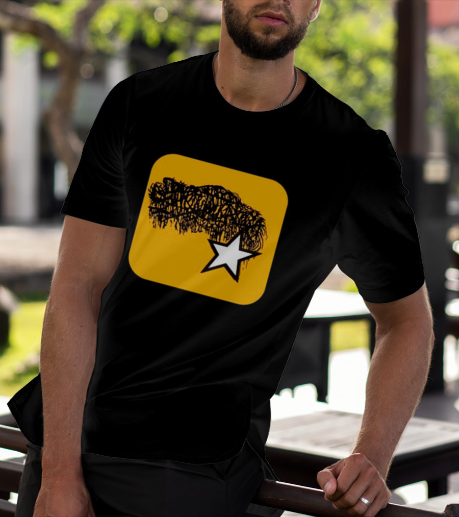 Sanguisugabogg Boggstar Scribble Hair With Star T-Shirt