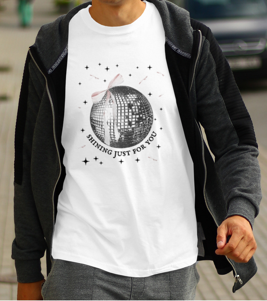 Shining Just For You Disco Ball Stars T-Shirt