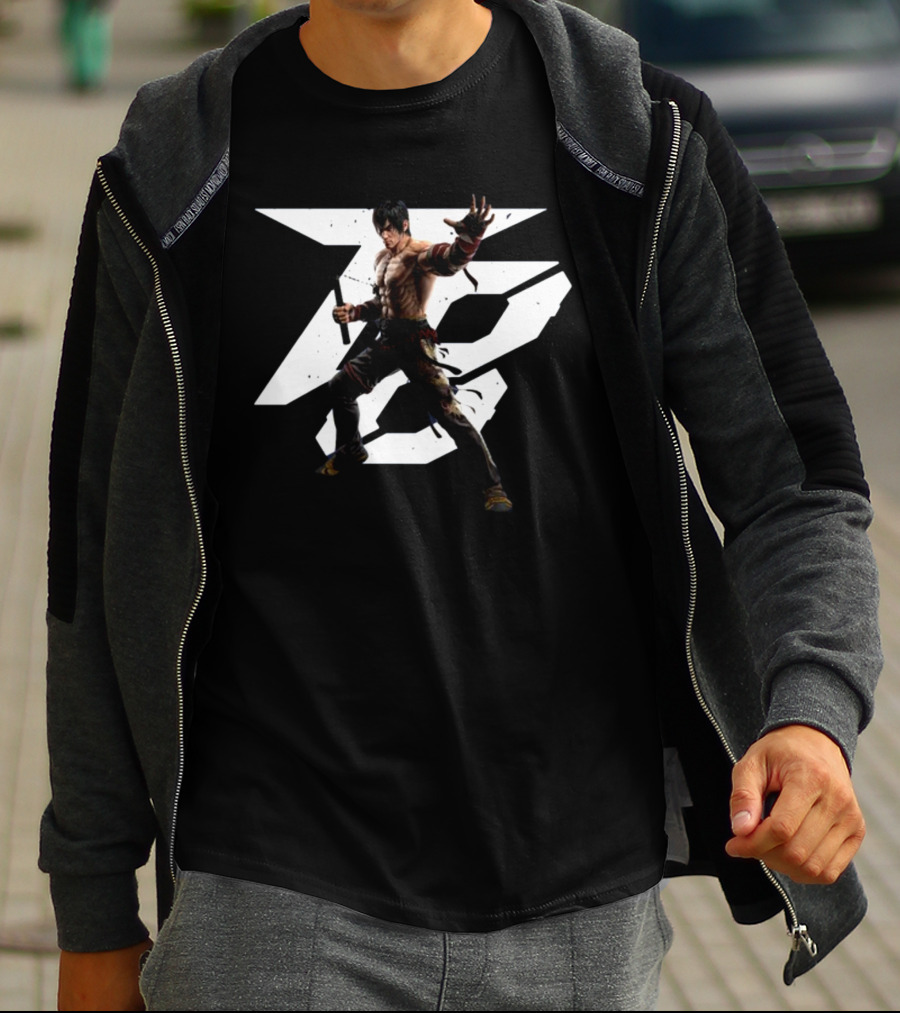 Tekken 8 Law Character Art With Iconic T-Shirt