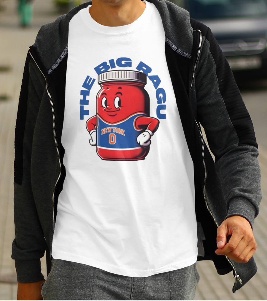 The Big Ragu New York 0 Cartoon Jar T-Shirt