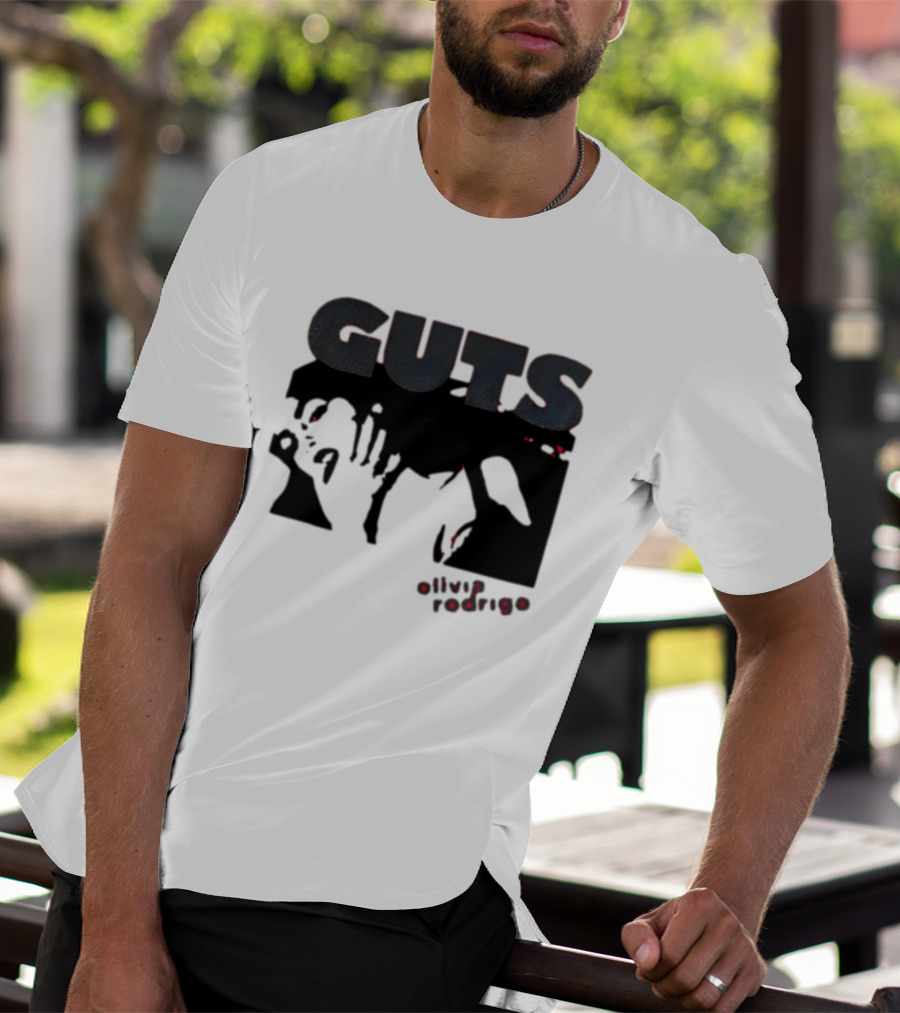 Guts Red Glittering Shadowy T-Shirt