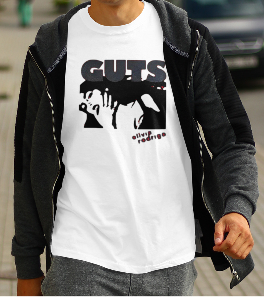 Guts Red Glittering Shadowy T-Shirt