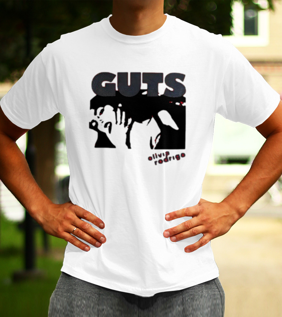 Guts Red Glittering Shadowy T-Shirt