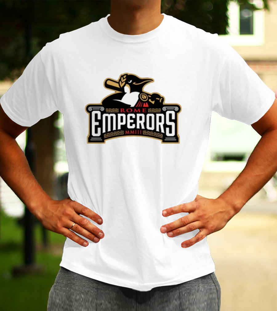Rome Emperors Baseball MMIII Penguin T-Shirt