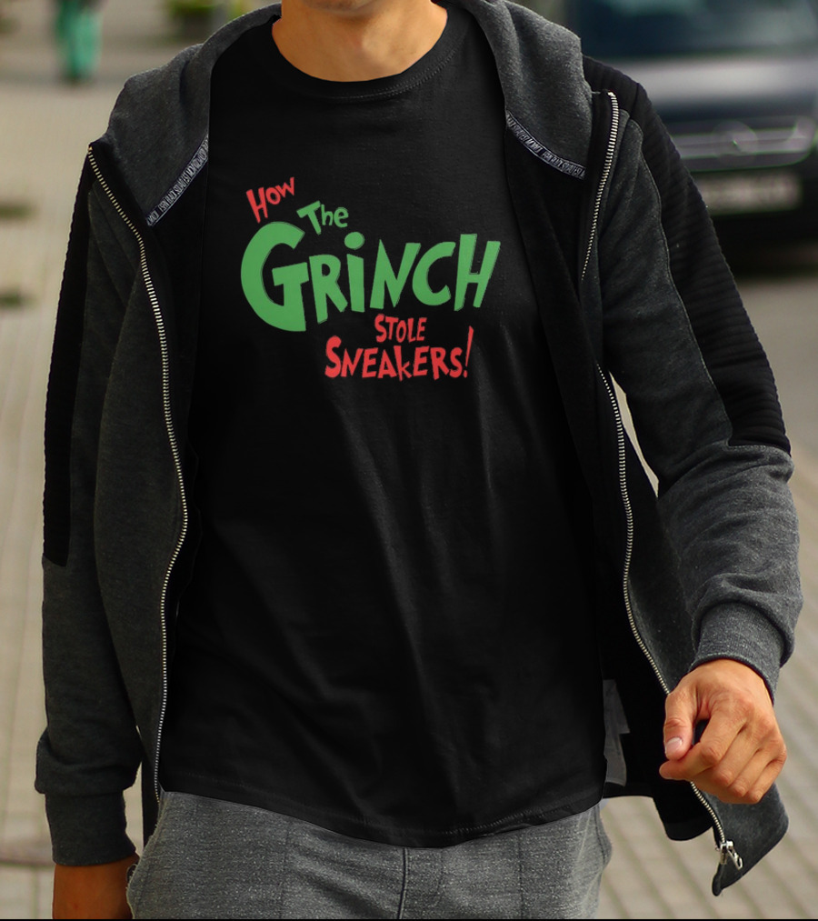 Solefoodapparel How The Grinch Stole Sneakers T-Shirt