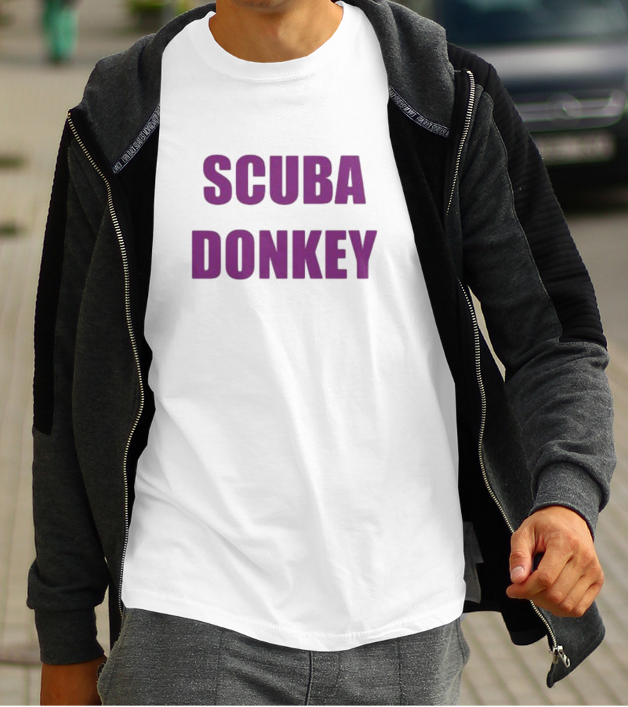 ICarly Scuba Donkey Purple Text T-Shirt