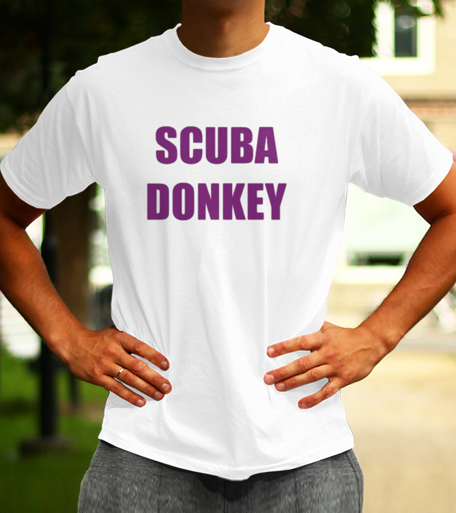 ICarly Scuba Donkey Purple Text T-Shirt