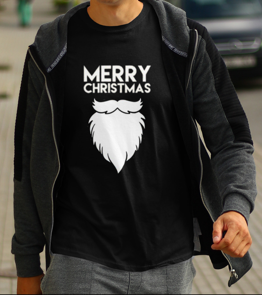 Merry Christmas Santa Beard T-Shirt
